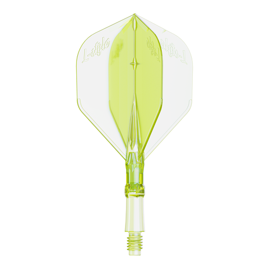 Vuelos L-Style L-System - Amarillo neón Kleine Dart-Flights in auffälligem Neongelb, vermutlich für das L-System. Diese Flights bieten eine auffällige Farbalternative für Darts.