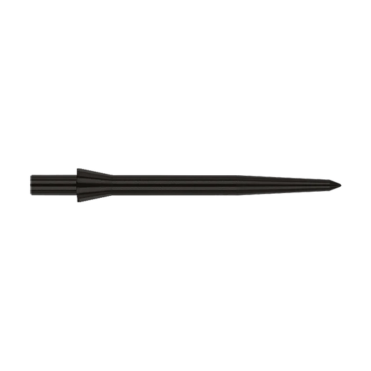 Puntas de dardos Red Dragon Raptor Plain Black de acero - 30 mm Dies ist eine schwarze Steeldartspitze der Marke Red Dragon, Modell Raptor Plain Black. Sie ist 28 mm lang und hat ein schlichtes, elegantes Design.