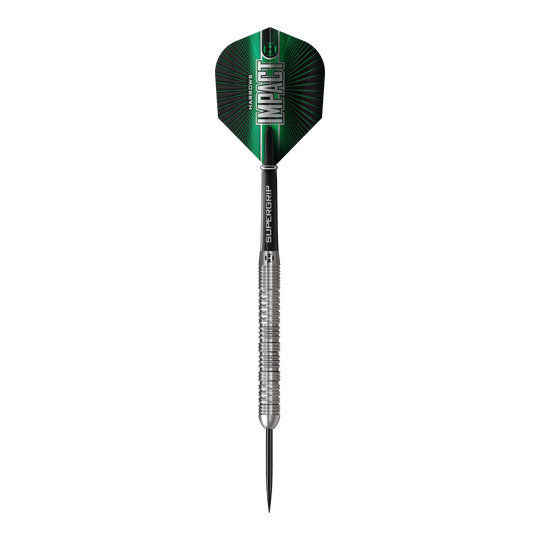 Dardos de acero de impacto Harrows Das Bild zeigt Harrows Impact Steeldarts. Die Darts sind modern gestaltet und für Steeldart-Wettkämpfe geeignet.