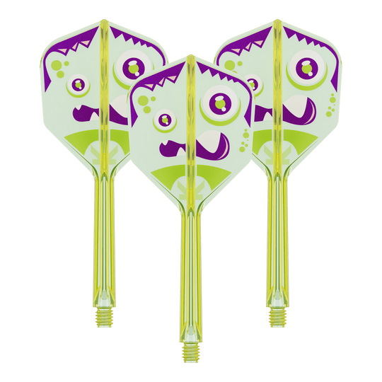 Dieses Bild stellt das Produkt 410324_Target_Japan_K-Flex_Xeno_No6_Flights_33mm_1Set dar. Es sieht aus wie ein Set an Dart-Flights.
