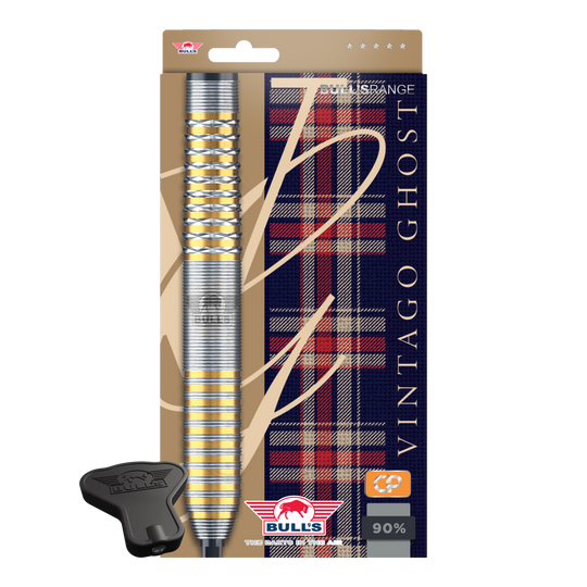 Dardos de acero convertibles con puntas vintage Ghost de Bulls NL Zu sehen ist das Produkt Bulls NL Vintago Ghost Convertible Points Steeldarts. Die Darts zeichnen sich durch ihre Wandelbarkeit und Präzision aus.