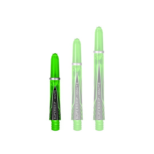 HR389_Harrows_Supergrip_Ignite_Shafts_Gr-n_33mm_1iTUVQXwgaZq29 Harrows Supergrip Ignite Shafts - ein Satz Dartschäfte. Kompakte Schäfte mit geriffelter Oberfläche.