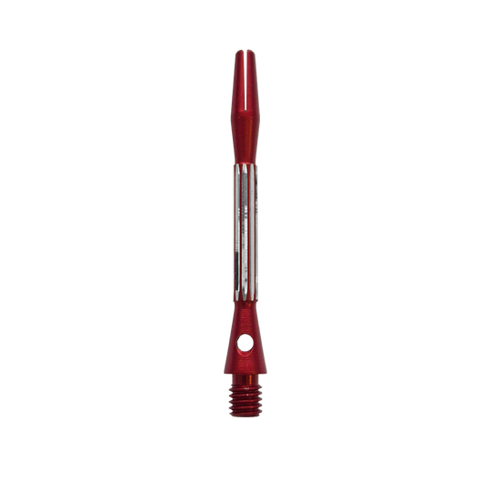 Ejes de aluminio Bulls NL Flash 2 - Rojo - 46 mm Das Foto zeigt die Bulls NL Flash 2 Aluminium Shafts in Rot, 46 mm lang. Die Shafts sorgen für mehr Haltbarkeit bei Dartpfeilen.