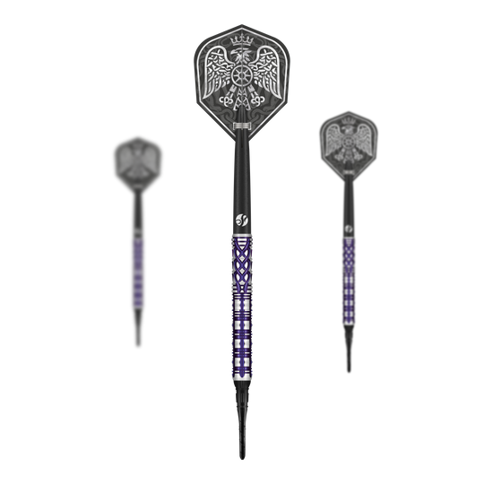 Dardos blandos Shot Goths Visara - 20 g Auf dem Bild ist ein Set der Shot Goths Visara Softdarts - 20g zu sehen. Das Set eignet sich ideal für passionierte Dartspieler.