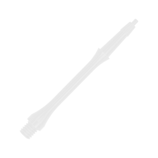 HRC-12596-W_Harrows_Clic_Slim_Shafts_White_30mm_2mFZ1zbf4bWgI5 Das Bild zeigt einen weißen Harrows Clic Slim Shaft. Es handelt sich um einen schlanken Schaft für Darts.