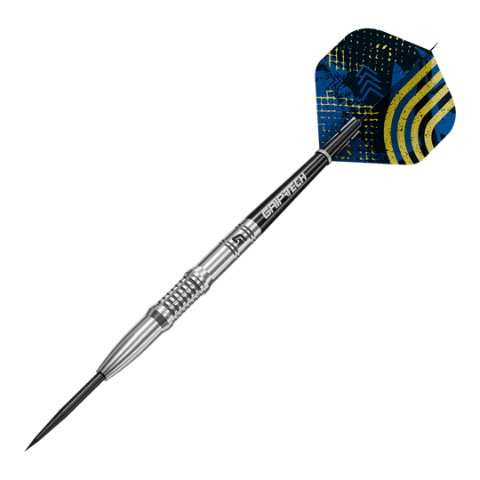 Dardos de acero GOAT Javelin Abgebildet ist das Produkt 'GOAT Javelin Tungsten Steeldarts'. Es handelt sich um hochwertige Steeldarts aus Tungsten.