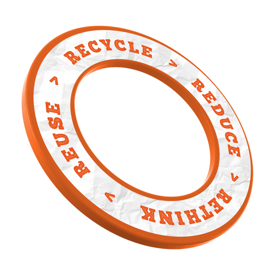 McDart Reciclar Reducir Repensar Reutilizar Marco de dardos Dieses Bild zeigt einen Artikel mit dem Dateinamen MSF-C8_McDart_Recyle_Reuse_Reduce_Rethink_Surround_NeonOrange_1. Es handelt sich vermutlich um ein Produktbild aus dem McDart-Shop.