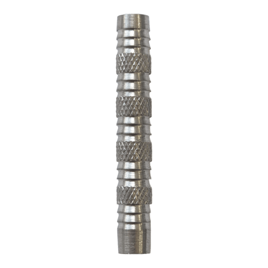 Barriles para dardos blandos McDart Knurled Shark - 18 g Abgebildet ist das Produkt McDart Knurled Shark Softdart Barrels - 18g. Das Bild zeigt einen strukturierten Softdart-Barrel.