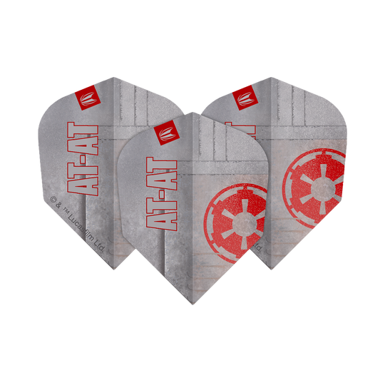 Vuelos del Target Star Wars Pro Ultra AT-AT No6 Dies ist ein Target Star Wars Pro Ultra AT-AT No6 Flights Produkt. Es handelt sich um Flight-Flügel für Darts im Star Wars Design.