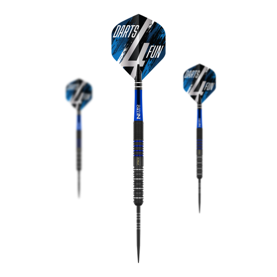 Dardos de acero Red Dragon David Williams V1 - 23 g Das Bild zeigt das Set Red Dragon David Williams V1 Steeldarts - 23g. Es sind mehrere Steeldarts im Set abgebildet.