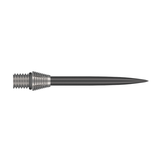 Puntos de conversión Shot Tactra - 34 mm Auf diesem Bild sind die Shot Tactra Conversion Points - 34 mm zu sehen. Diese robusten Spitzen ermöglichen eine einfache Umrüstung für Dartspieler.