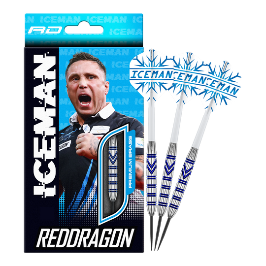 Red Dragon Gerwyn Price Dardos de acero y latón - 21 g Zu sehen sind Red Dragon Gerwyn Price Brass Steeldarts - 21 g in vollständiger Ansicht. Die Darts sind robust und für den Wettkampf entwickelt.