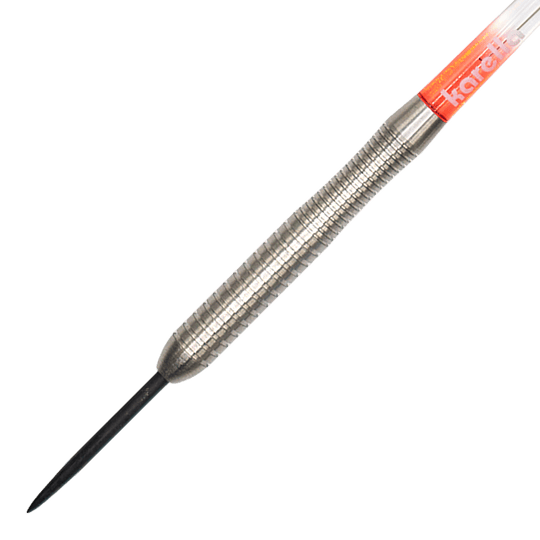Dardos de acero Karella Comic Line CL-2 - 23 g Dieses Bild präsentiert die Karella Comic Line CL-2 Steeldarts mit 23g Gewicht. Ideal für alle, die Wert auf professionelle Steeldarts legen.