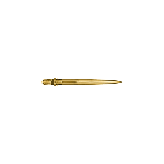Puntas de dardo Caliburn EZ-EVO - Suaves - Doradas Abgebildet sind goldene Dartspitzen mit einer Länge von 28mm. Sie gehören wahrscheinlich zur Serie Caliburn EZ-EVO Smooth.