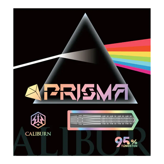 Dardos de acero Caliburn Prisma P2 - 20,5 g Abgebildet sind die Caliburn Prisma P2 Steeldarts mit 20,5g Gewicht. Die Darts sind für den Steeldart-Sport konzipiert.
