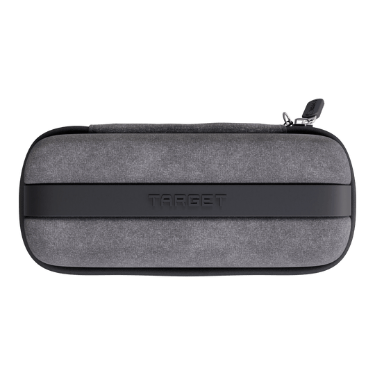 Estuche para dardos Target BOA Das Bild zeigt ein Dartcase in den Farben Grau und Hellgrau. Es handelt sich um ein BOA Dartcase von Target.