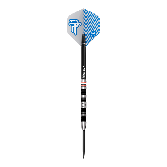 Bulls Challenger Patrick Tringler Steeldarts mit 21g Gewicht. Hier sieht man ein einzelnes Steeldart aus der Serie.