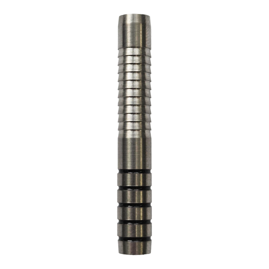 Barriles para dardos blandos McDart Ringed Shark - 18 g McDart Ringed Shark Softdart Barrels - 18g sind auf diesem Bild abgebildet. Es handelt sich um Dartbarrels in Ringform für Softdarts.