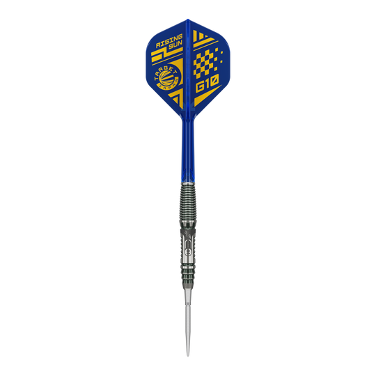 Dardos de acero Target Japan Rising Sun GEN 10.5 Swiss Point Abgebildet ist das Produkt Target Japan Rising Sun GEN 10.5 Swiss Point Steeldarts. Die Darts sind ideal für ambitionierte Spieler geeignet.
