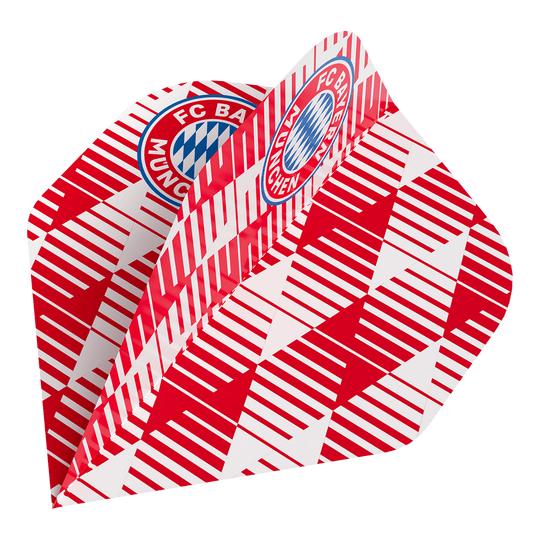 Colección de vuelo Bulls FC Bayern Munich - 5 sets Zu sehen ist die Bulls FC Bayern München Flight Collection - 5 Satz. Das Produkt ist für Fans von FC Bayern München und Darts gedacht.