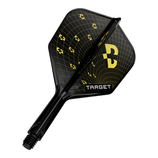 Vuelos Target K-Flex Bolide No6 Ein Dartflight aus der K-Flex Bolide No6 Reihe in 19 mm ist abgebildet. Der Flight hat ein modernes Design.
