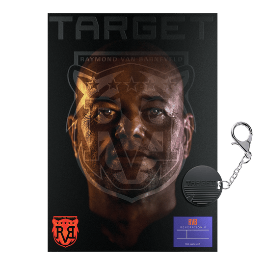 Das Bild zeigt die Target Raymond Van Barneveld GEN6 Swiss Point Steeldarts. Sie sind für Turnierspieler geeignet und zeichnen sich durch ihr besonderes Design aus.
