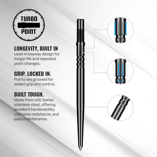 Herramienta de punta turbo de disparo Abgebildet ist das Shot Turbo Point Tool. Dieses Werkzeug dient zur Montage und Wartung von Dartspitzen.