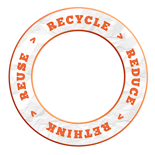 McDart Reciclar Reducir Repensar Reutilizar Marco de dardos Dieses Bild zeigt das Produkt MSF-C8_McDart_Recyle_Reuse_Reduce_Rethink_Surround_NeonOrange_2. Es ist ein Artikel, der vermutlich zum Dartspielen oder als Zubehör verwendet wird.
