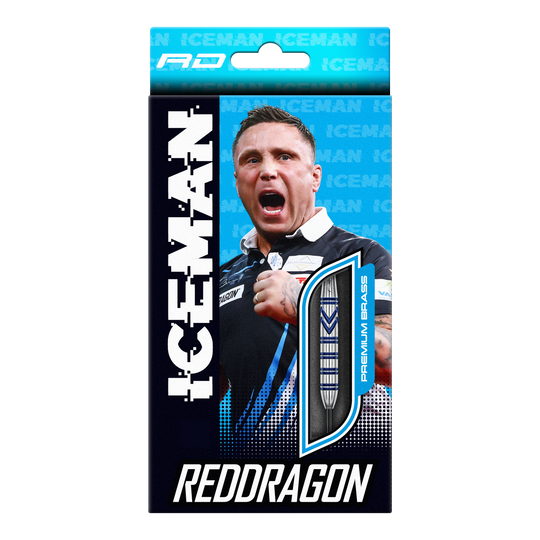 Red Dragon Gerwyn Price Dardos de acero y latón - 21 g Dies ist ein Bild der Red Dragon Gerwyn Price Brass Steeldarts - 21 g. Das Produkt besteht aus Messing und ist für Steeldart-Spiele geeignet.