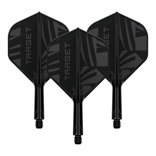 Vuelos estándar Target K-Flex Black No2 Vuelos estándar Target K-Flex Black No2