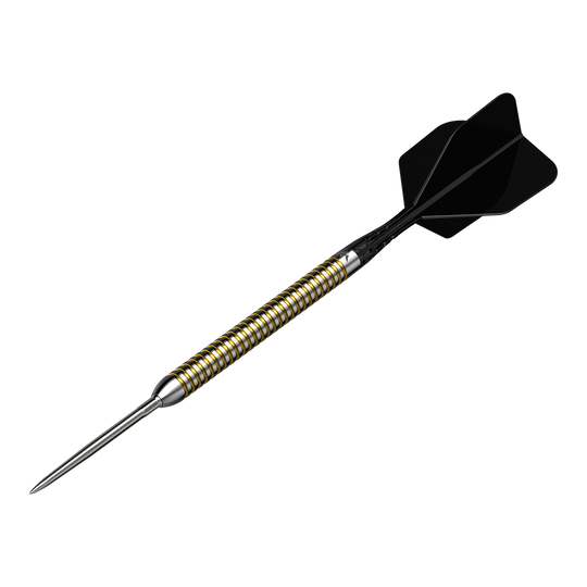Dardos de acero Mission Mike De Decker V2 R2.5 Abgebildet ist das Produkt Mission Mike De Decker V2 R2.5 Steeldarts. Es handelt sich um Darts für das Steeldart-Spiel.