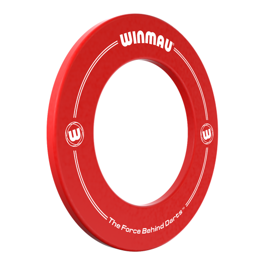 Winmau Dartboard Surround Auf dem Bild ist ein Dartboard Surround in Rot dargestellt. Dies ist das Winmau Dartboard Surround.