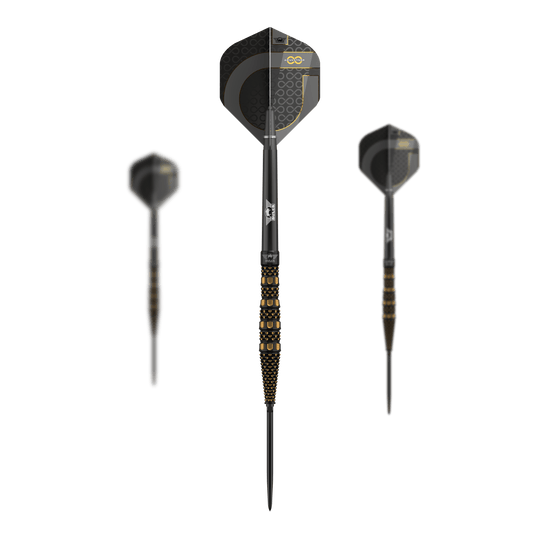 Dardos de acero con punta convertible Bulls NL Advantage 95 de pendiente Zu sehen ist ein Set Bulls NL Advantage 95 Slope Convertible Point Steeldarts. Das Set ist vollständig dargestellt.