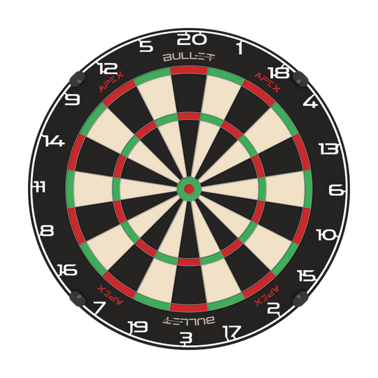 Bild mit dem Dateinamen BT1000100_Bullet_Dartboard_Zahlenring_Wei_2. Das Bild zeigt vermutlich einen weißen Zahlenring für eine Dartscheibe.