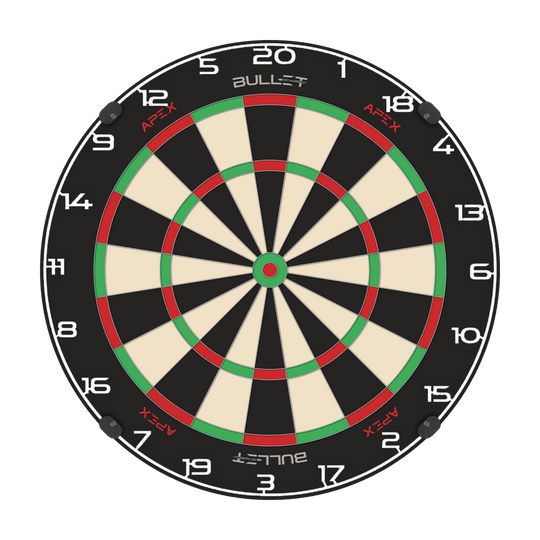 Anillo de número de diana de bala Bild mit dem Dateinamen BT1000100_Bullet_Dartboard_Zahlenring_Wei_2. Das Bild zeigt vermutlich einen weißen Zahlenring für eine Dartscheibe.