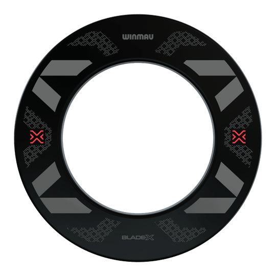 Marco para diana Winmau Blade X Hier ist das Produkt Winmau Blade X Dartboard Surround abgebildet. Die Umrandung schützt den Bereich um das Dartboard vor Abprallern.
