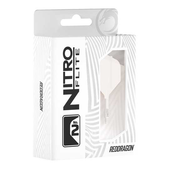 Red Dragon Nitroflite Eje Blanco Vuelos Blancos No2 Hier sind die Red Dragon Nitroflite White Shaft White Flights No2 zu sehen. Sie sind für Dartpfeile gedacht und komplett in Weiß gestaltet.