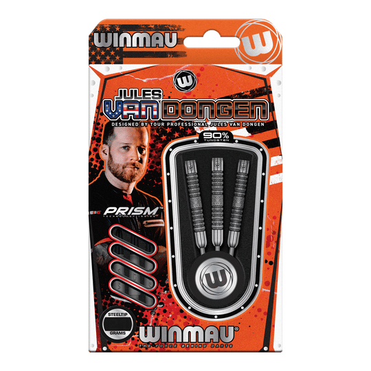 Dardos de acero Winmau Jules Van Dongen - 22 g