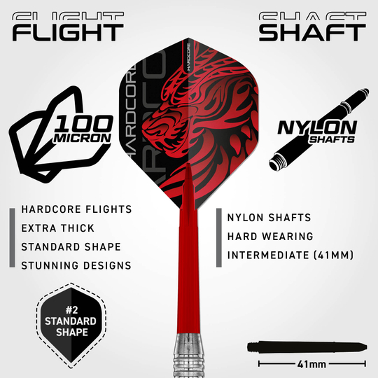 Dardos de latón y acero Red Dragon Jonny Clayton - 21 g Auf dem Bild sind die Red Dragon Jonny Clayton Brass Steeldarts - 21 g abgebildet. Diese Darts eignen sich perfekt für Steeldart-Fans.