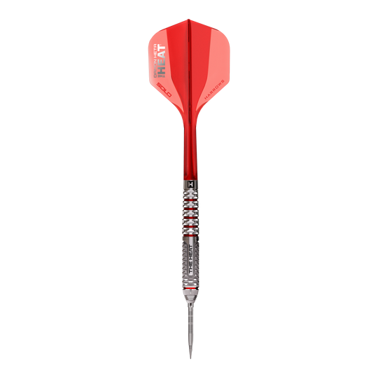 Harrows Damon Heta Geo Quick Point Steeldarts Ein einzelner Steeldart aus der Damon Heta GEO QuickPoint Serie. Das Design ist funktional und sportlich.