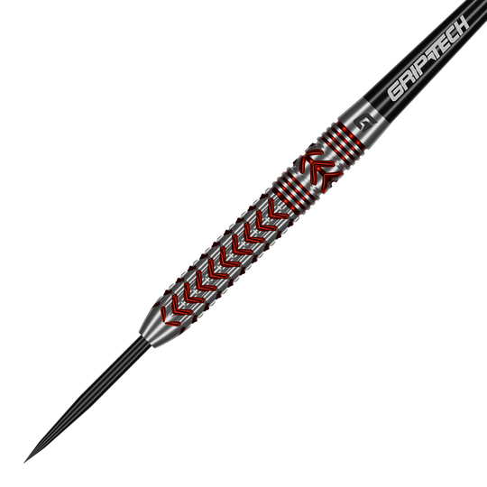 Dardos de acero GOAT Curveball Hier sieht man die GOAT Curveball Steeldarts. Das Produkt ist aus nächster Nähe fotografiert.