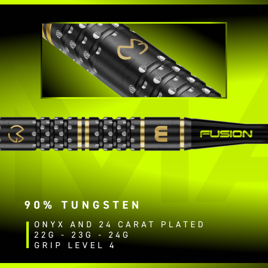 Dardos de acero Winmau Michael Van Gerwen W-MAX Switch Point