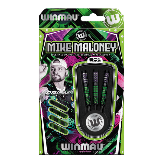 dardos de acero Winmau Mike Maloney Zu sehen sind Winmau Mike Maloney Steeldarts. Dieses Dart-Set ist für den professionellen Gebrauch gedacht.