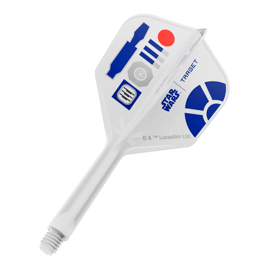 Vuelos Target Star Wars K-Flex R2D2 No6 Dieses Bild zeigt ein Produkt mit dem Dateinamen 410511_Target_StarWars_KFlex_R2D2_No6_Flights_Intermediate_26mm_1. Es handelt sich vermutlich um einen Teil eines Star Wars Dart-Flights.