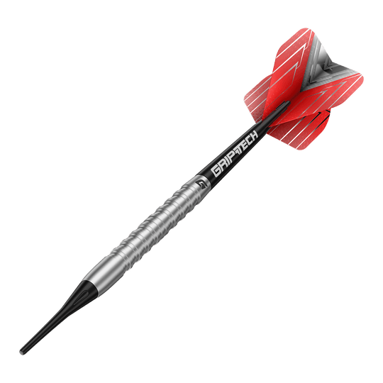 Dardos suaves GOAT Podium Silver - 18 g Abgebildet sind die GOAT Podium Silver Softdarts mit einem Gewicht von 18g. Die silbernen Darts sind speziell für das Softdart-Spiel entwickelt.