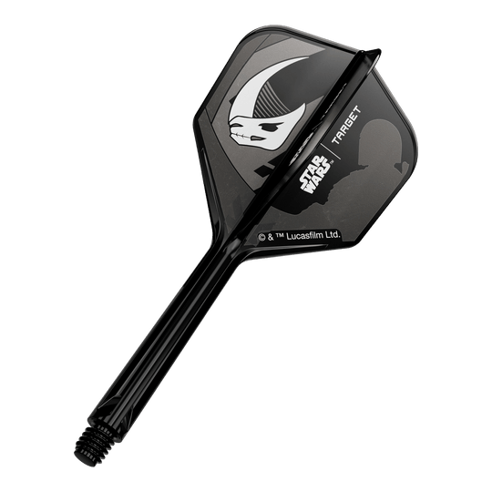 Set Target Star Wars K-Flex Mandalorian No6 Vuelos Abgebildet ist das Produkt '410625_Target_StarWars_K-Flex_Mandalorian_Armour_No6_Flights_33mm_1a'. Vermutlich sind darauf Mandalorian Armour Dart-Flights dargestellt.