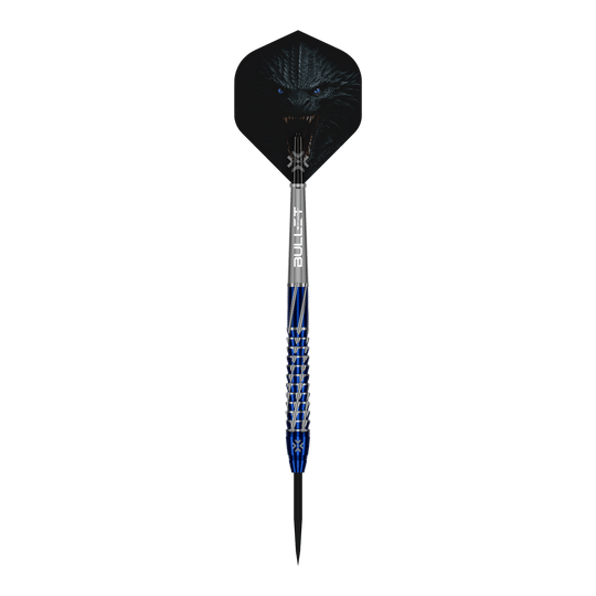 Auf dem Bild sind Bullet Hydra Steeldarts zu erkennen. Sie eignen sich ideal für den Dartsport.