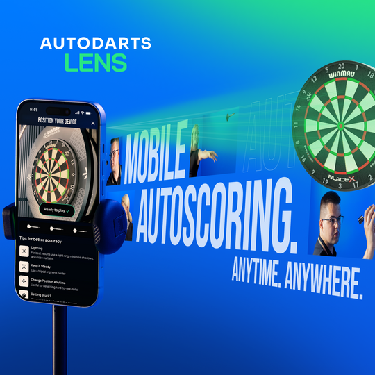 Paquete que incluye soporte para dispositivos Winmau y suscripción de 12 meses.