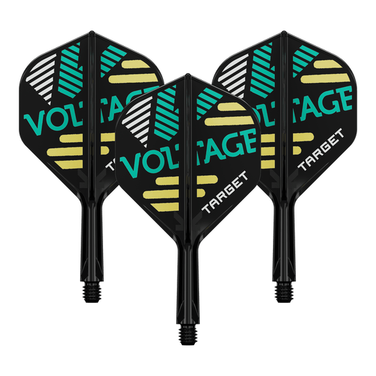 Abgebildet ist das Target K-Flex Rob Cross No2 Standard Flight-Shaft-System mit 19 mm Länge. Das Produkt ist ein Set für Dartzubehör.