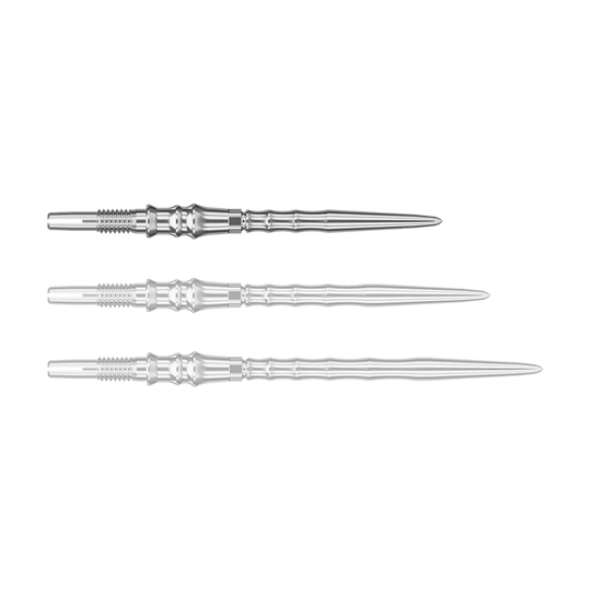Puntas de dardo Target Japan Premium Swiss Point - Plateadas Das Bild zeigt Dartspitzen in Silber. Die Datei heißt "340379_Target_Japan_Premium_SwissPoint_Dartspitzen_Silber_30mm_1".